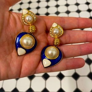 JBK Signed Vintage earrings